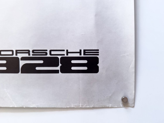 Image 1 of 🚗 Poster originale vintage della Porsche 928 in sezione - XL 76 × 102 cm