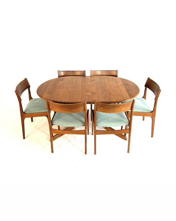 Image 1 of Table à manger extensible vintage danoise, Gudme Mobelfabrik '70