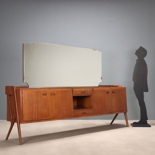 1960s sideboard with mirror