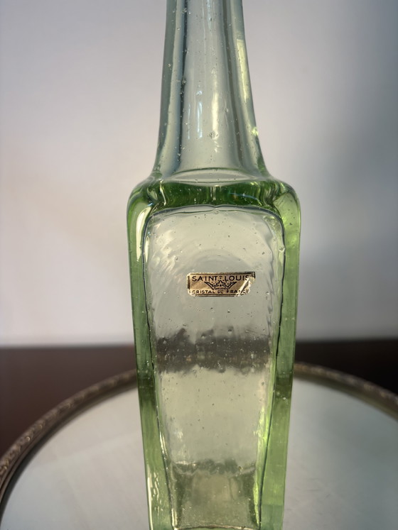 Vase Saint Louis Reproduction of Antique Glass for Louvre – Glass & Decanter, Crystal (photo 3 of 15)