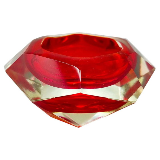 Renato Toso Murano Glas Valet Tray, Rot & Transparent, Italien, 1960er – Dekorative Objekte (photo 2 of 23)