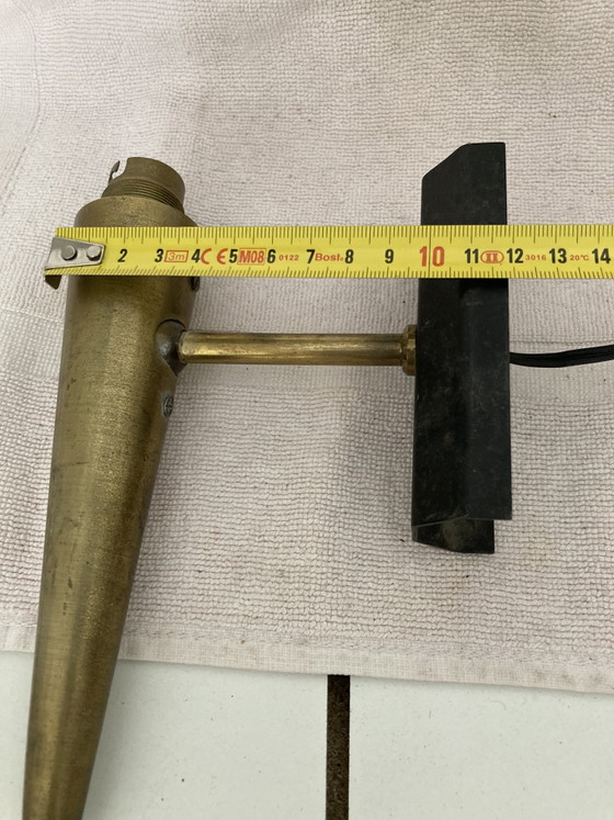 Vintage 1950s brass conical wall sconces – Wall lights (photo 11 of 15)
