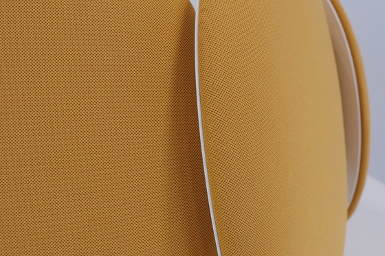 Image 1 of Bogaerts Blossom lamp L in oranje stoffering en wit frame