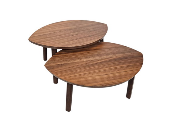 Image 1 of Ikea - modelo Stockholm - diseño Ola Wihlborg - Juego 'Mesas nido' - chapa de nogal