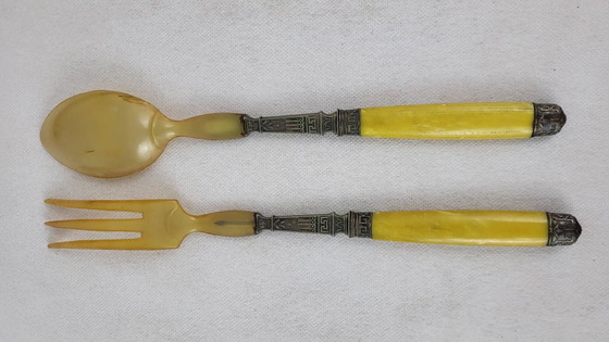 Art Deco salad servers – Cutlery Sets (photo 6 of 8)