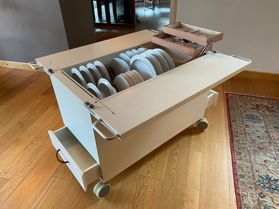 Image 1 of Domus trolley for dishes and cutlery by B&B Italia