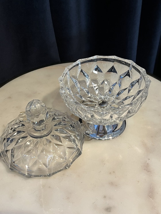 Image 1 of Boîte à chocolats vintage avec couvercle, Kristal Nachtmann