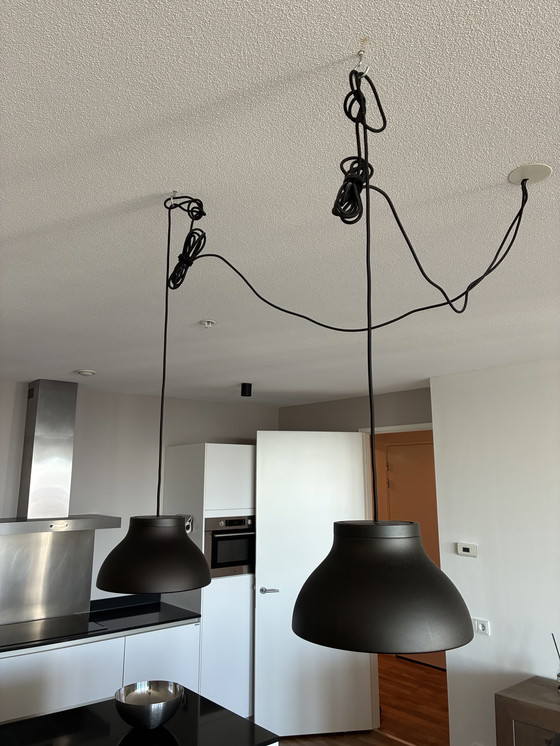 Image 1 of HAY PC pendant s soft black set van 2
