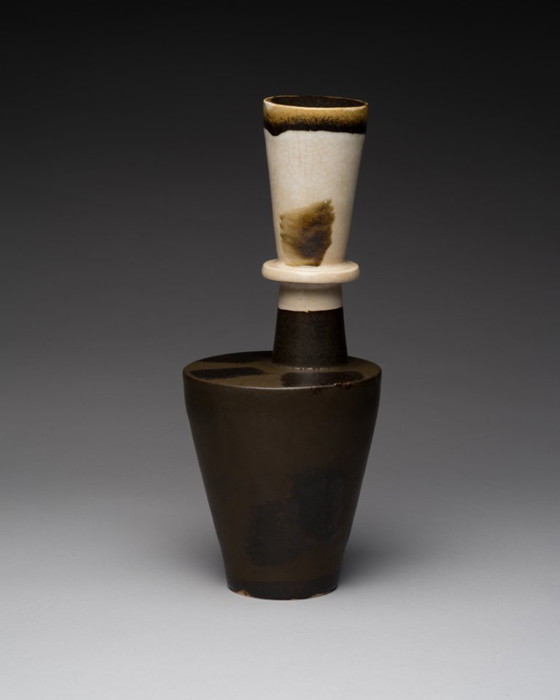 Image 1 of Friedhelm Tschentscher – Rare Studio Pottery Vase, Kassel, Allemagne, vers les années 1960 Kasseler Schule Prof. Walter Popp