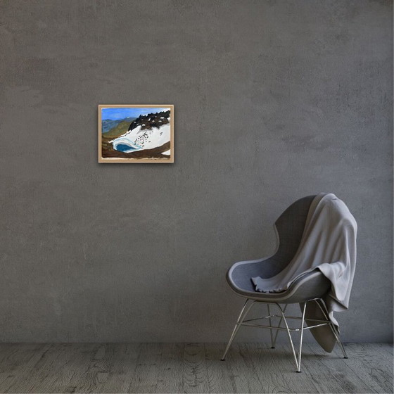 Image 1 of Gouache op natuurpapier. 40x30cm