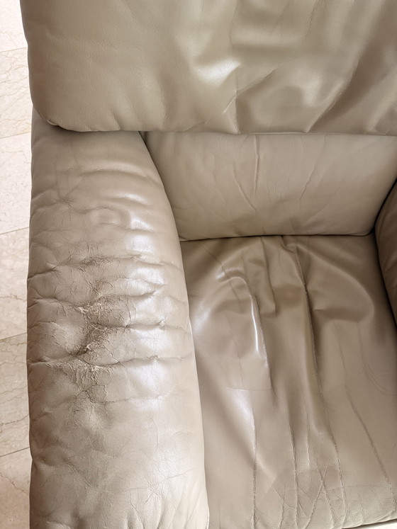 Canapé et fauteuil Leolux – Leather, Wood (photo 5 of 7)