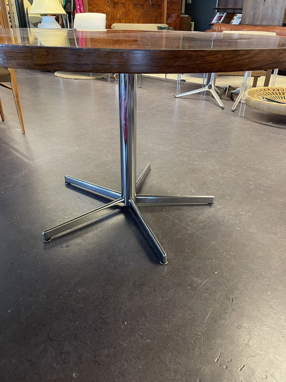 Image 1 of EMÜ round dining table with rotating disc