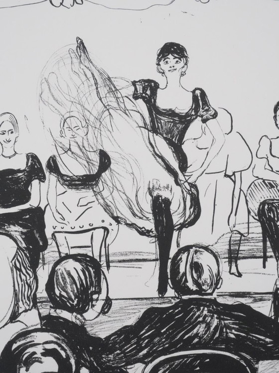 Edvard Munch : Cabaret, Lithographie Signée – Lithographies et sérigraphies, Paper (photo 5 of 10)