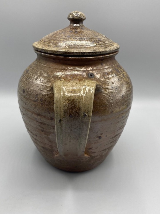 Bruin geglazuurde aardewerken theepot – Workshop aardewerk – Artisanat, Tafelaccessoires, Ceramic (photo 5 of 9)