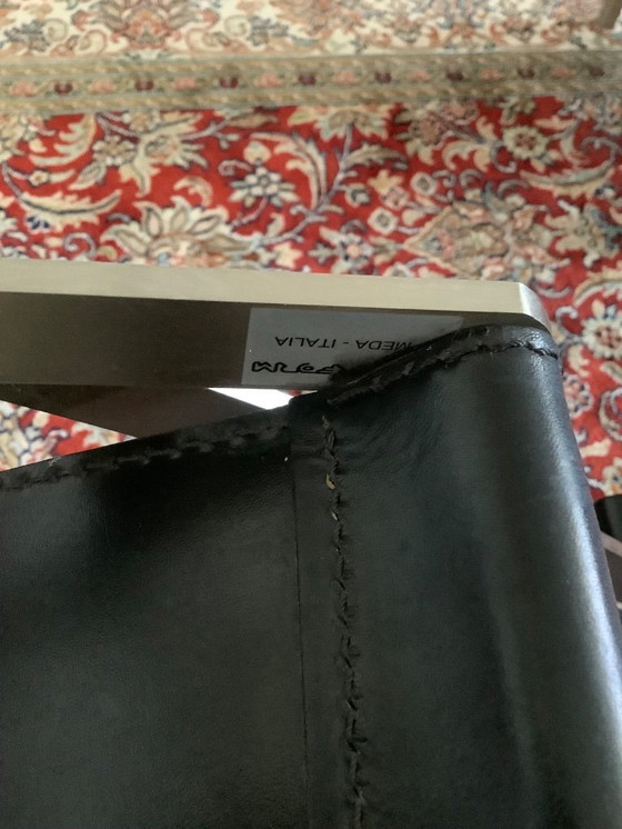 Image 1 of 2 FLEXFORM Carlotta stoelen zwart leer