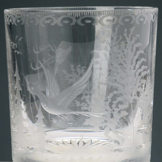 Image 1 of Seau à glace en cristal Val Saint Lambert