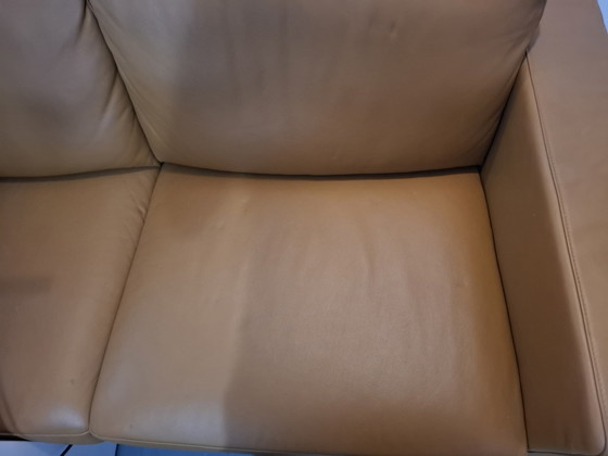 Canapé 2,5 places en cuir, Montel – Leather, Metal (photo 3 of 5)