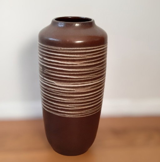 Jarrón Scheurich Fat Lava Mid Century Modelo 517 45, H 45cm – Scheurich W-Germany, vazen, Ceramic
