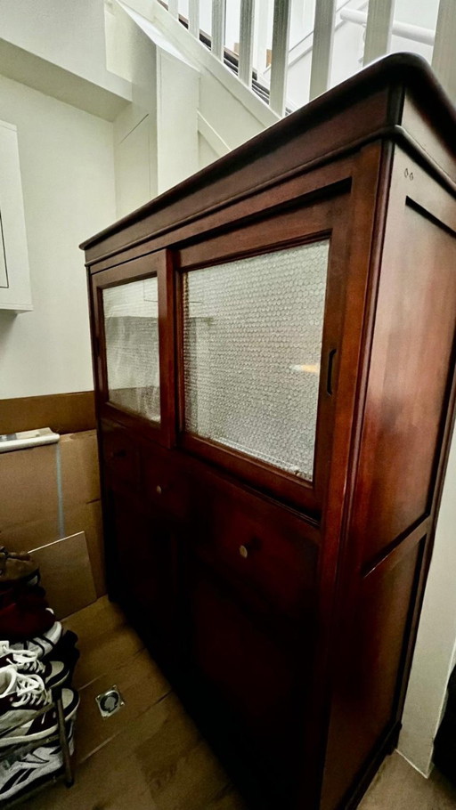 Wooden china cabinet