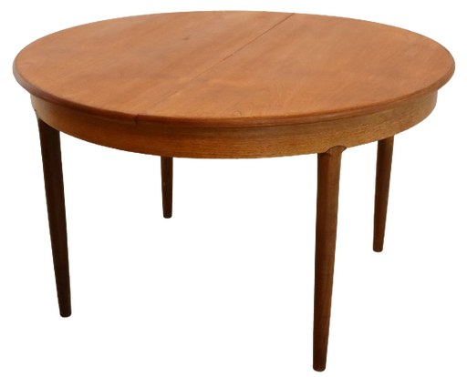 Round extendable dining table 'Cheetham' vintage