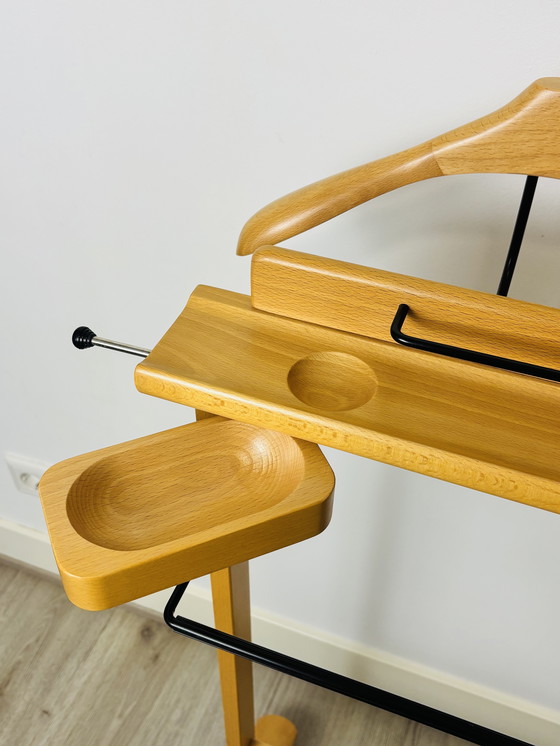 Image 1 of Vintage Aris wooden valet stand 1980s-90s