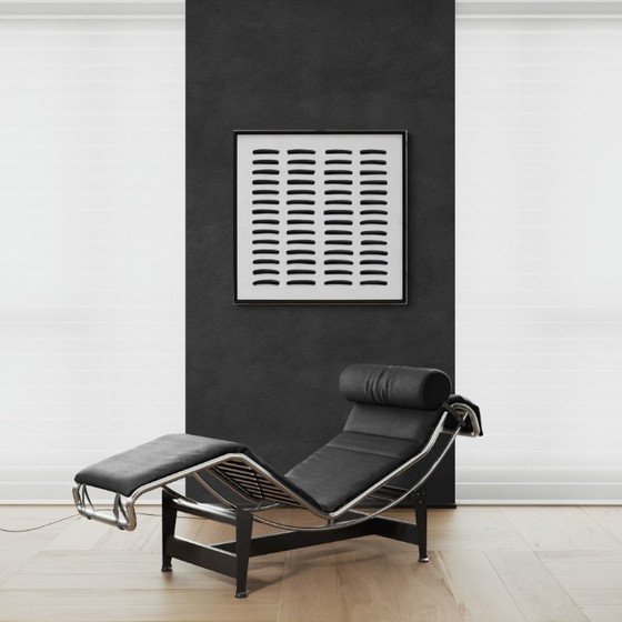 Image 1 of Coquilles de rasoir noires - 83 x 83 cm