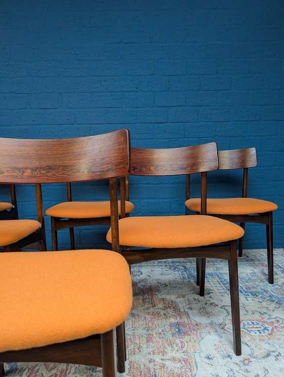 Image 1 of 6X Vintage Danish Chairs, 1960s