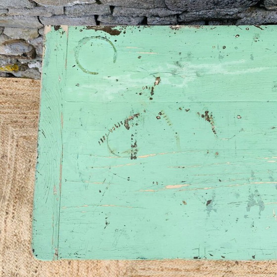 Image 1 of Buffet parisien vert et blanc