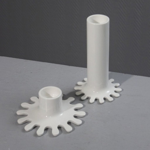 François Clerc for Sentou France - Pair of "Ghost" candlesticks 2008