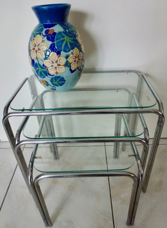 Image 1 of Mimiset vintage, anni '70 in metallo e vetro