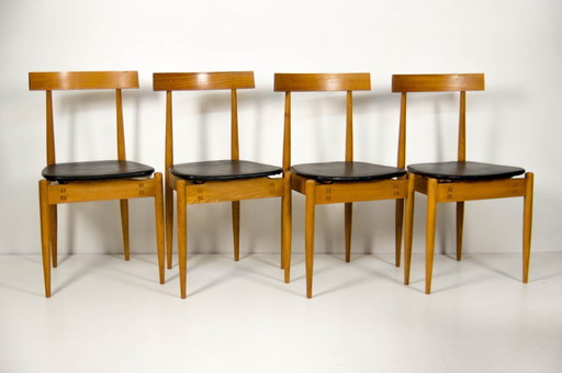 Set of Four Mid-Century Chairs by Alan Fuchs for ULUV, Krásná Jizba, 1965