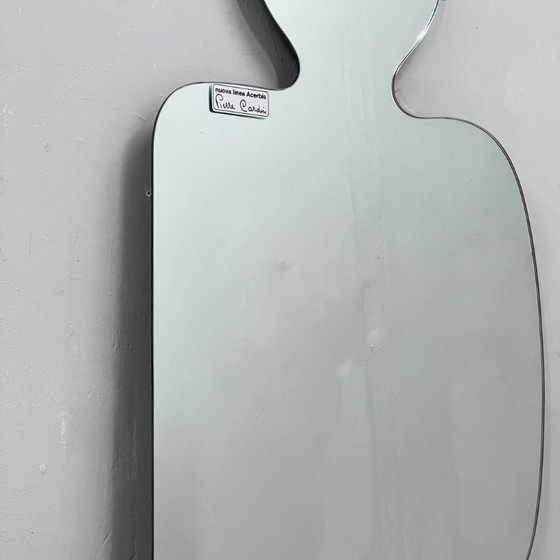 Acerbis "Narciso" Postmodern Silhouette Standing Floor Mirror 1980s – Stone (photo 5 of 14)