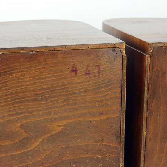 Image 1 of Comodini Art Déco di Jindřich Halabala per Up Závody, anni '30