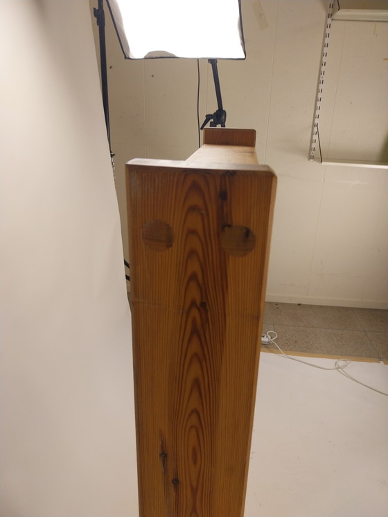 Image 1 of 1 x grand miroir suédois en pin des années 1970