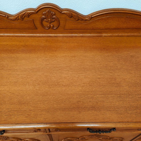 Image 1 of Vintage country Louis wall cupboard buffet cupboard dresser chest of drawers