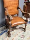 Antieke fauteuil uit de Renaissance – Leather (photo 6 of 7)