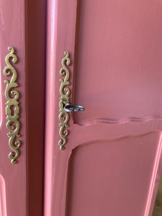 Image 1 of Vintage antique girls' wardrobe, restyled wardrobe