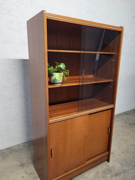 Image 1 of Vintage teak bar- / boekenkast – jaren ’60