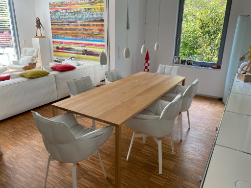 Table de salle à manger "SLIC" de more, chêne massif 220x90 cm – Prix neuf 4.413,00 (Comme neuve+Facture)