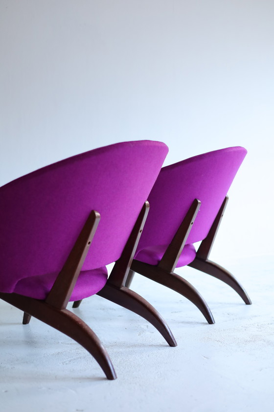 Image 1 of Ensemble de 2 fauteuils modèle 109, Theo Ruth, Artifort