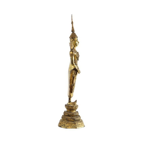 Image 1 of Grand Bouddha debout en bronze