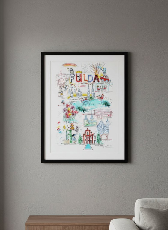 Image 1 of Schlote, Wilhelm - Fulda - costruzione 3D - firmato a mano