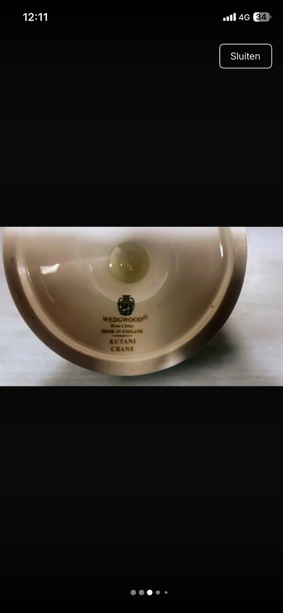 Image 1 of Bellissimo vaso Wedgwood (Gru Kutani)