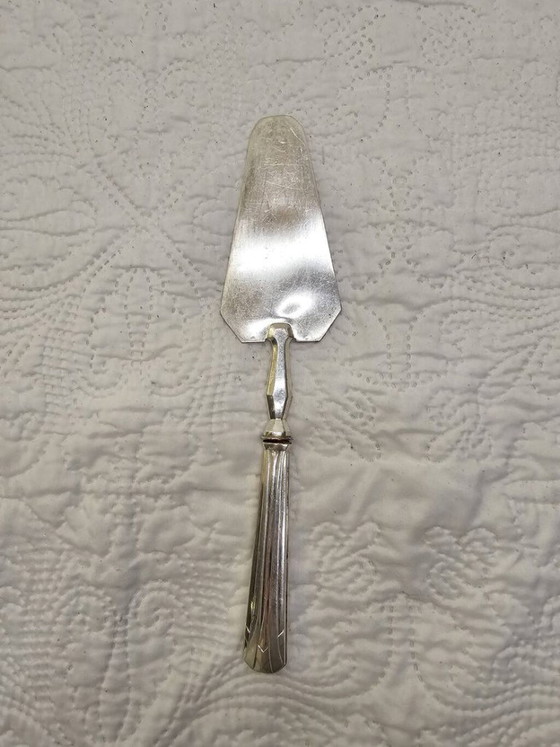 Art Deco Silver-Plated Metal Pie Server – Table accessories (photo 5 of 5)