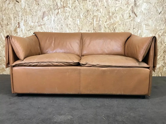 Image 1 of 70er Jahre Sofa 2er Ledersofa Niels Bendtsen Lotus for N. Eilersen Danish Design
