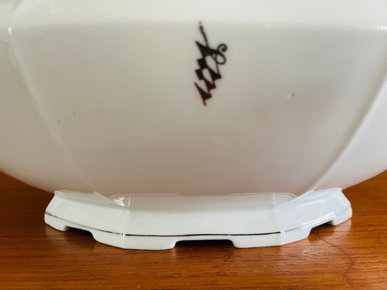 Image 1 of Art Déco, zuppiera della Victoria China, Cecoslovacchia, anni '30