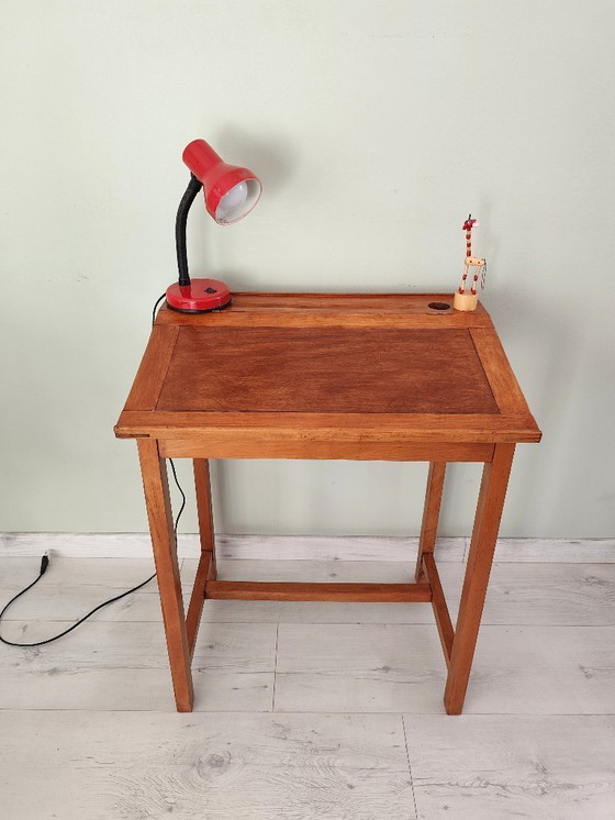Image 1 of antiker Schulschreibtisch