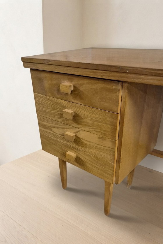Bureau vintage pour femme, style milieu du XXe siècle, par Hikor, Tchécoslovaquie, années 1980, 110 × 45 × 75 (photo 5 of 6)