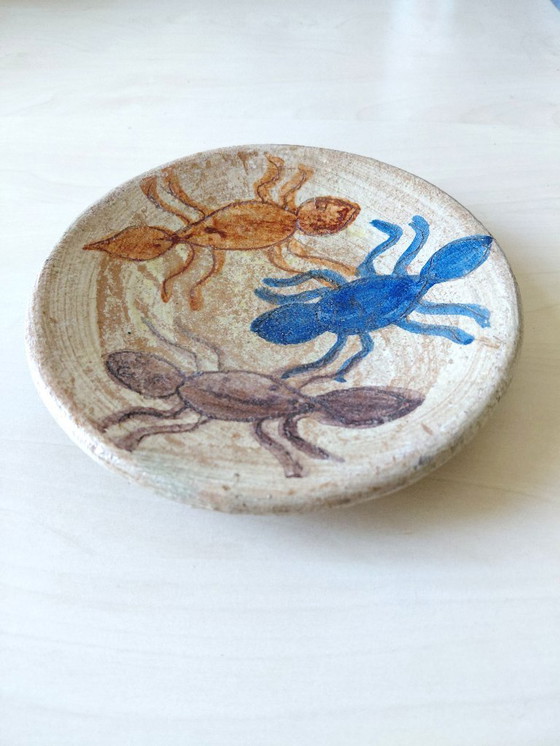 Image 1 of Dolores Porras Plat avec créatures marines