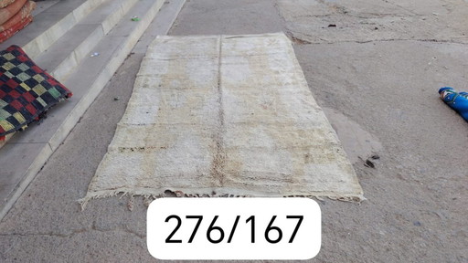 Handgeknoopt Berber kleed wol 276x167cm